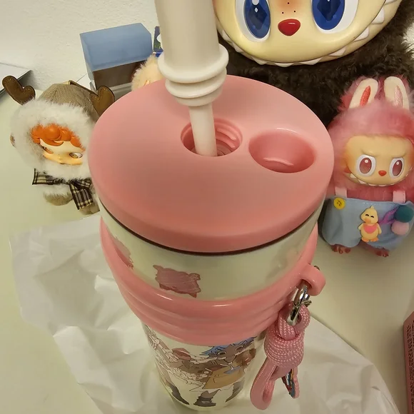 POP MART PEACH RIOT RUSH HOUR STRAW CUP - Picture 8 of 9